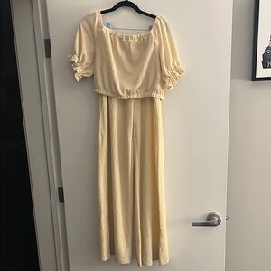 Bar III Cream Pantsuit